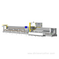 Zero tailing laser cutting machine for long pipe